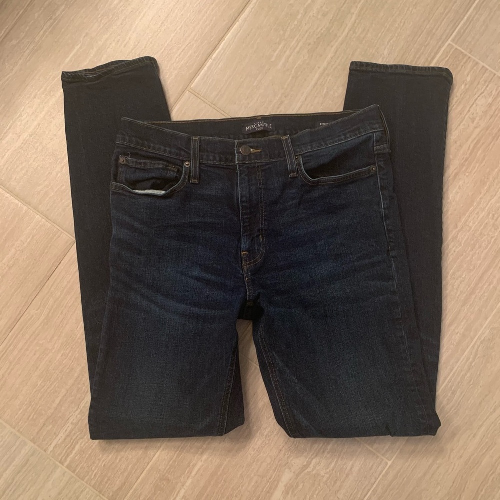 Men’s J.Crew Mercantile Flex Straight Jeans 34x36